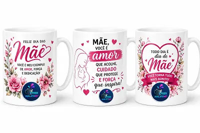 Caneca Dia das Mães (Personalizada)