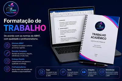Formatação de Trabalho Escolar.