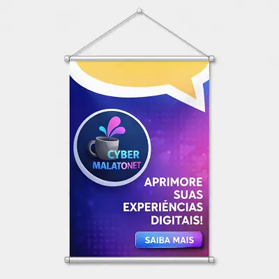 Banner Personalizado 60x90 cm em Lona