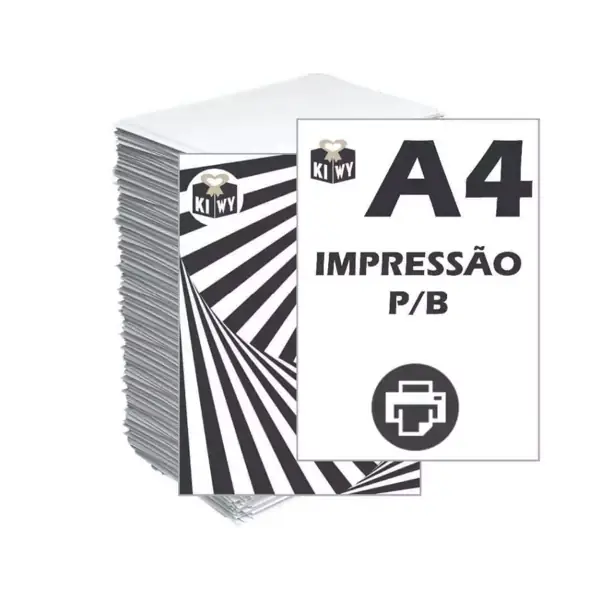 Impressão Preto e Branco A4