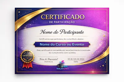 Impressão de Certificados A4 180g (10 unidades - Frente e Verso)