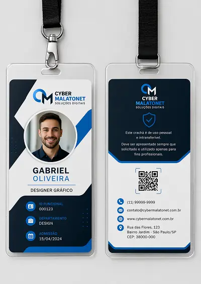 Crachá PVC Personalizado